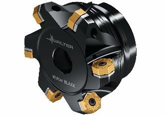 Tiger·tec® Gold in the Walter BLAXX M3024 heptagon milling cutter. Already suitable for a wide range of applications, in future, the new Walter WKP35G grade will be compatible with more and more tools.